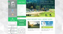 Desktop Screenshot of golftale.sk